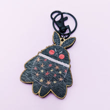 Load image into Gallery viewer, Wooden Mothman Keychain
