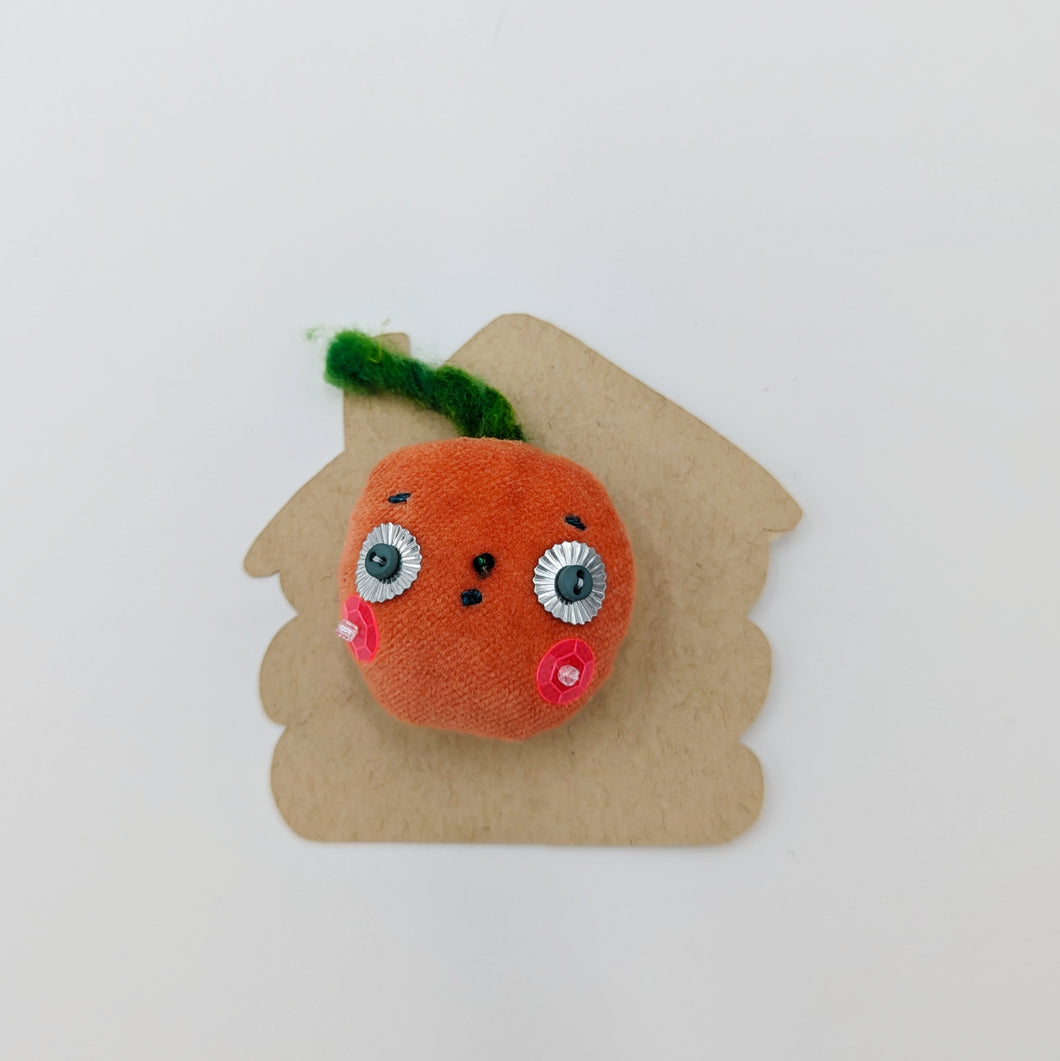 Pumpkin Brooch